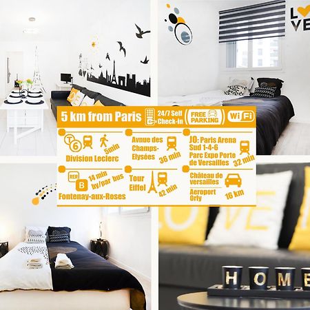 Appartamento Apt3P-55M2-Parkingfree-5Km From Paris Le Plessis-Robinson Esterno foto
